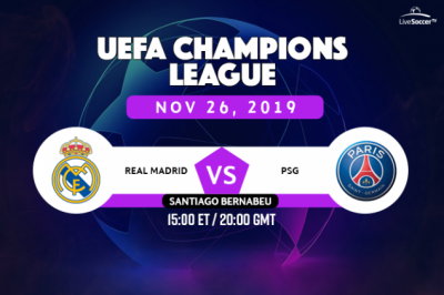 UEFA Champions League - How to watch Real Madrid vs PSG on November 26, 2019