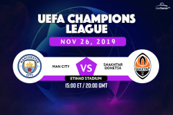 UEFA Champions League - TV and streaming channels to watch Man City vs Shakhtar
